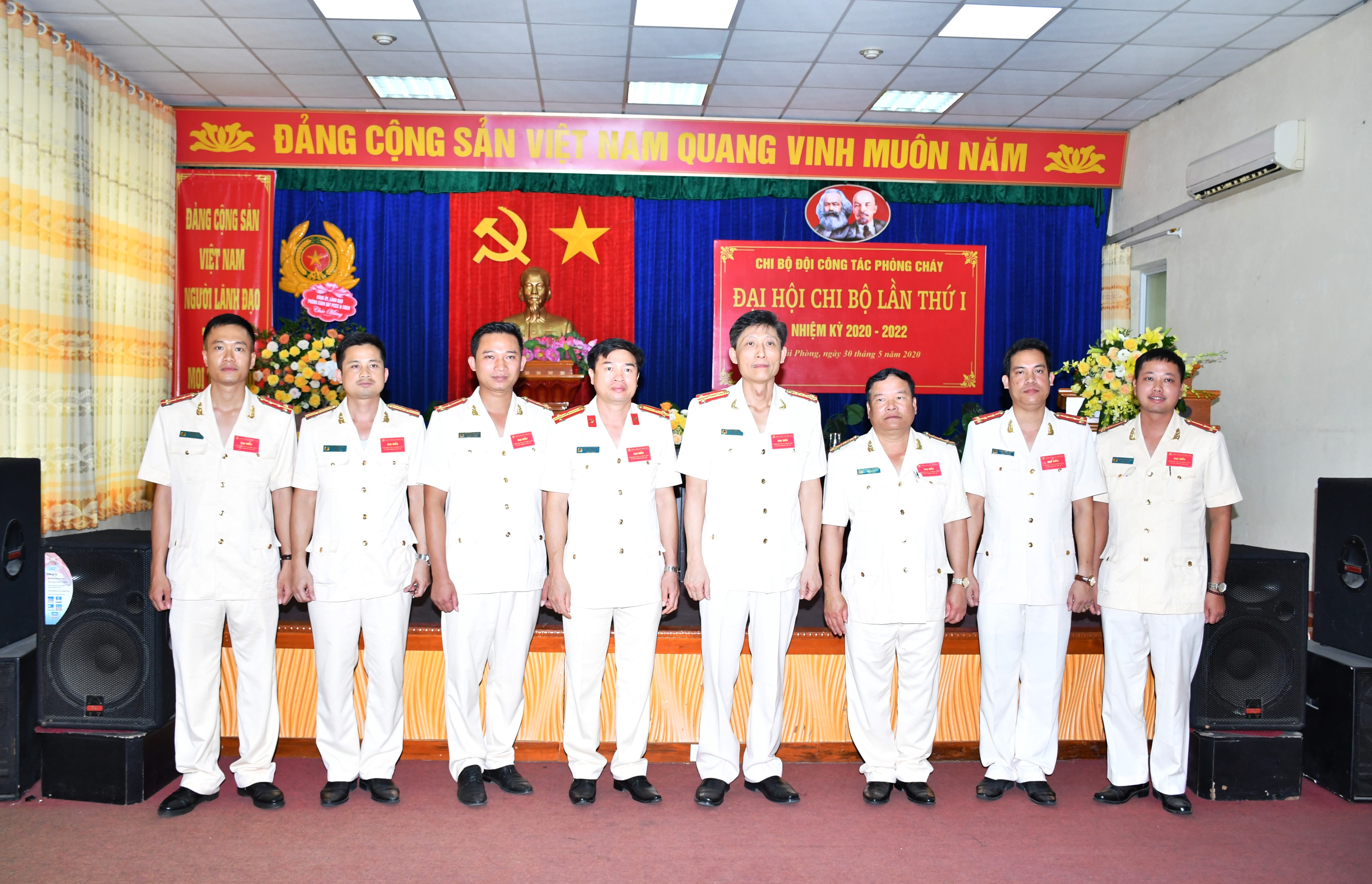 Chi bộ Đội công tác phòng cháy- Phòng Cảnh sát PCCC&CNCH: Đại hội chi bộ lần thứ 1